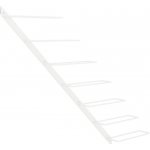 vidaXL Nástěnný stojan na víno pro 7 lahví Bílý kov – Hledejceny.cz