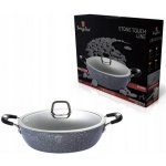 Berlingerhaus Pekáč kulatý s mramorovým povrchem s poklicí 28 cm Gray Stone Touch Line BH-1158 – Zboží Dáma