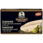 Kaiser Franz Josef Exclusive Sardinky filety ve slunečnicovém oleji 90 g – Zboží Dáma