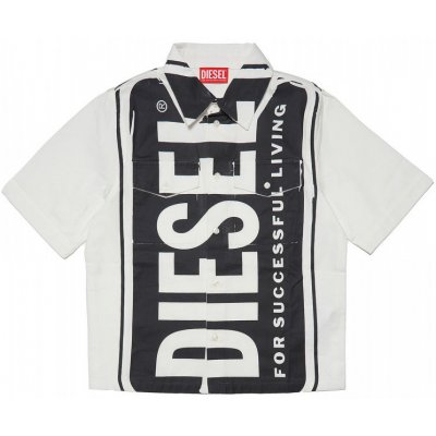 Diesel košile Criss Shirt šedá – Zboží Mobilmania