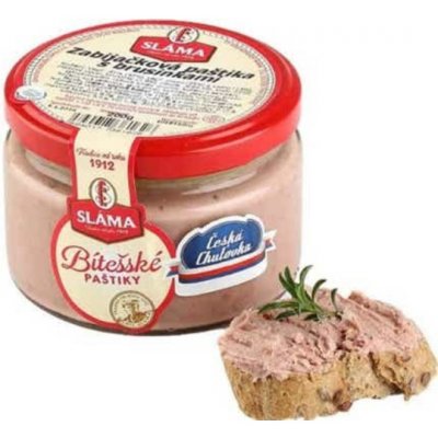 Sláma Paštika zabijačková s brusinkami 200 g – Zboží Dáma