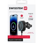 Pouzdro SWISSTEN magnetické držák Magstick do ventilace auta, až 15 W, MagSafe – Sleviste.cz