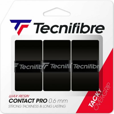 Tecnifibre Pro Contact 3 ks Černá – Hledejceny.cz