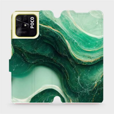 Mobiwear - Xiaomi POCO C40 - VP38S Zelený mramor – Zboží Živě