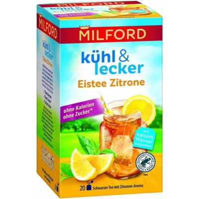 Milford Ledový čaj k&l Eistee Zitrone 20 x 2,5 g – Zbozi.Blesk.cz