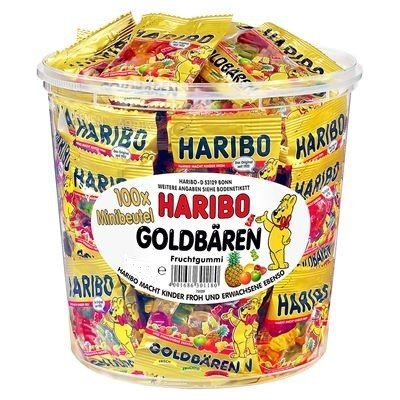 Haribo Zlatí medvídci sáčky box 1 kg – Zboží Mobilmania