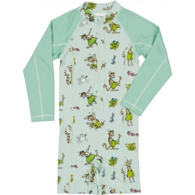 Dětský UV overal s dlouhým rukávem Geggamoja modrá Pettson and Findus – Hledejceny.cz