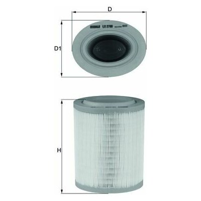 MAHLE ORIGINAL Vzduchový filtr LX2790 – Hledejceny.cz