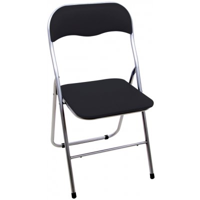 PATIO Skládací zahradní židle Black / Silver 47909 – Hledejceny.cz