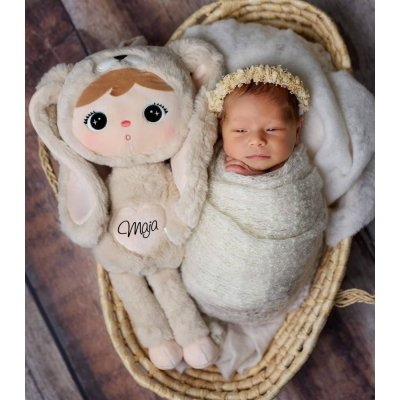 Metoo zajačik béžová 50 cm – Zboží Dáma