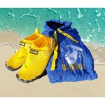 Set k vodě ručníkové pončo královská modrá + boty do vody Námořní modrá – Zboží Dáma