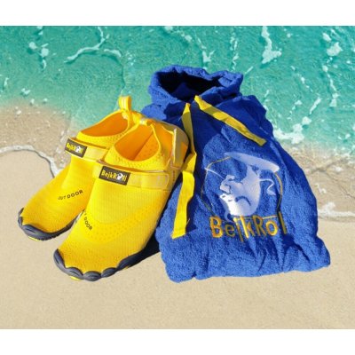 Set k vodě ručníkové pončo královská modrá + boty do vody Námořní modrá – Zboží Dáma