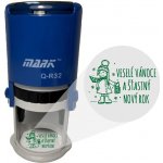 Mark Samonamáčecí razítko Veselé Vánoce 015 oranžová 45mm – Sleviste.cz