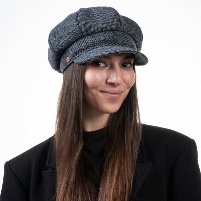 Mayser Coco Tweed Newsboy 8-dílna bekovka modrý – Hledejceny.cz
