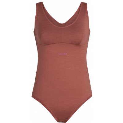 Icebreaker Queens Tank Bodysuit Grape – Zboží Mobilmania