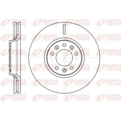 Brzdový kotouč REMSA 61054.10