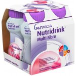 NUTRIDRINK MULTI FIBRE S PŘÍCHUTÍ JAHODOVOU POR SOL 4X200ML – Hledejceny.cz