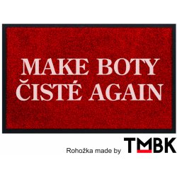 GDmats TMBK Make Boty Čisté Again Červená 39 x 58 cm
