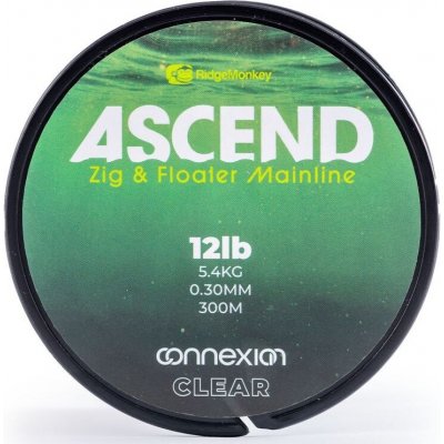 Ridge Monkey ascend zig floater mainline clear 300 m 0,30 mm 12 lb – Hledejceny.cz