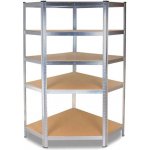 Max Rohový 150 x 75 x 30 x 63 cm 5 polic 750kg pozinkovaný – Sleviste.cz