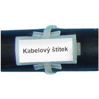 ŠTÍTEK KABELOVÝ 60x25mm – Hledejceny.cz