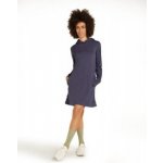 ICEBREAKER Wmns Crush LS Dámské merino šaty Dress Graphite – Zboží Dáma
