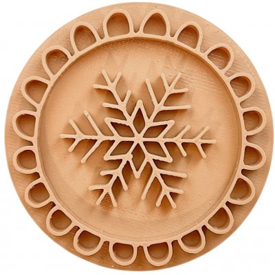 TVOŘÍTKO Vločka IV - razítko Rozměr: 6 cm, + Vykrajovátko: Ano – Zboží Dáma