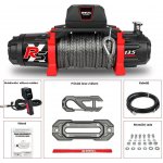 Elektrický offroad naviják 6,1t 12V syntetické lano 28m X-BULL HRW13500XRS
