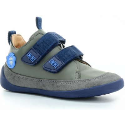 Affenzahn barefoot tenisky Sneaker Leather Buddy Bear šedé