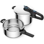 Tefal P2584301 Secure Trendy Sada tlakových hrnců 4 + 6 l – Zboží Dáma