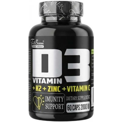 FitBoom Multivititamin D3 komplex 60 kapslí – Hledejceny.cz