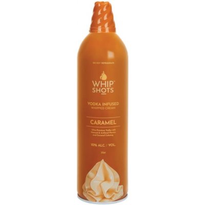 WhipShots Alko Šlehačka Caramel 10% 0,375 l (holá láhev) – Zboží Dáma