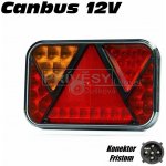 Svítilna Fristom FT-270 sdružená LED 12V, L-BL/BR/KO/ML/RZ, integrovaný kontrolbox, baj5 – Hledejceny.cz