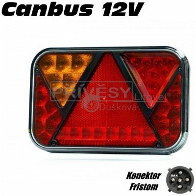 Svítilna Fristom FT-270 sdružená LED 12V, L-BL/BR/KO/ML/RZ, integrovaný kontrolbox, baj5 – Hledejceny.cz