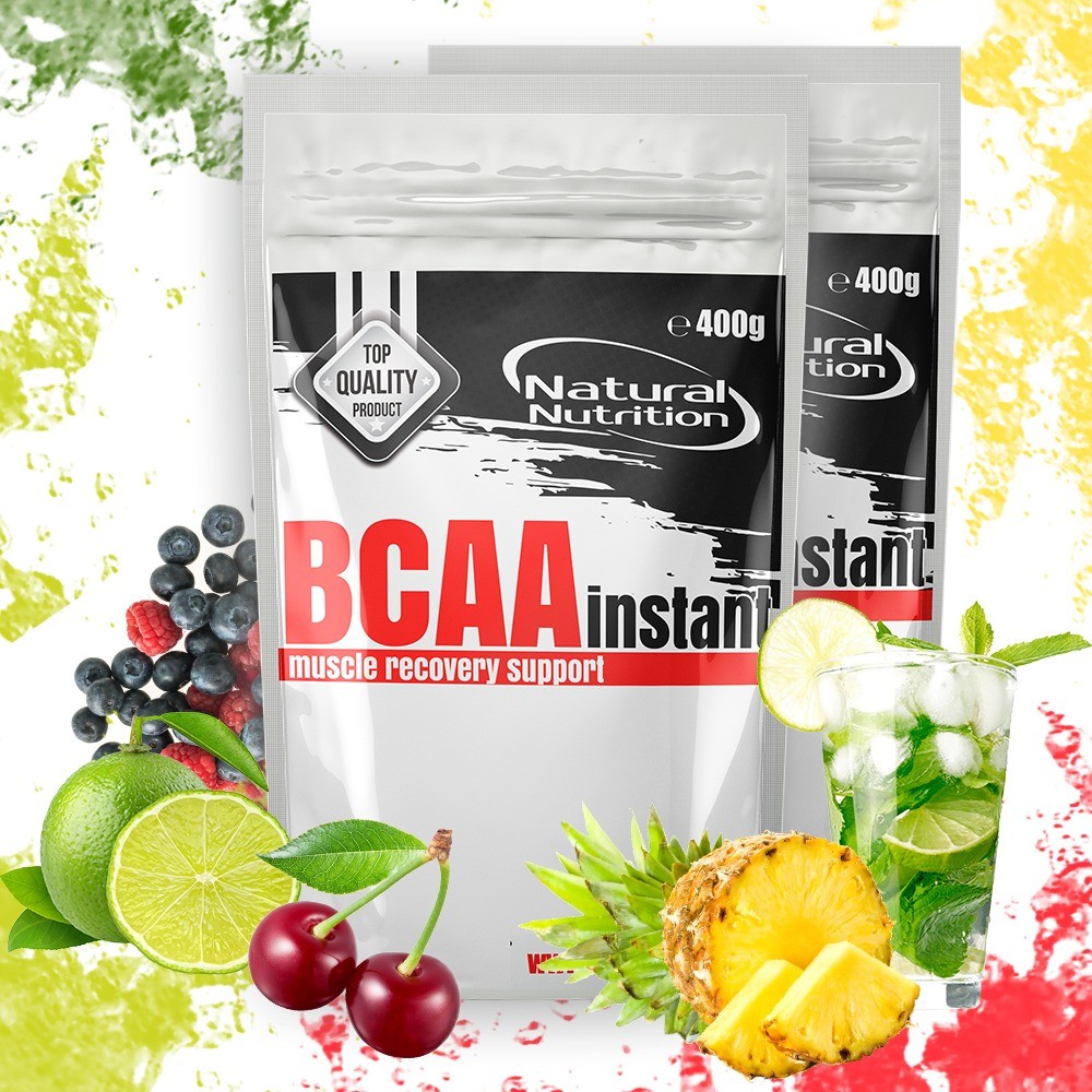 Natural Nutrition BCAA Instant 400 g od 375 Kč - Heureka.cz