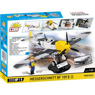 COBI 5727 World War II Německý stíhací letoun Messerschmitt BF 109 E-3 – Zbozi.Blesk.cz