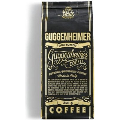 GUGGENHEIMER Mletá káva Supreme Blend Pražená extra pomalu málo hořkých látek Nejlepší pro espresso 250 g – Zbozi.Blesk.cz