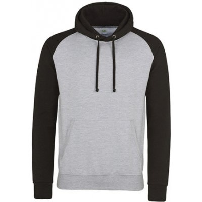 Just Hoods mikina s kapucí JH009 Heather Grey – Zboží Mobilmania