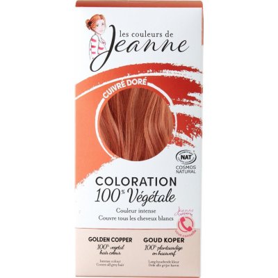 Les couleurs de Jeanne Barva na vlasy měděná zlatá 2 x 50 g