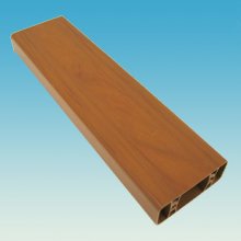 PVC plotový profil, 160, zlatý dub