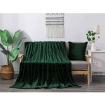 XPOSE Mikroplyš deka Exclusive tmavě zelená 200x230 – Zboží Mobilmania