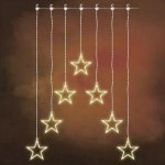 Emos LED vánoční závěs 7 hvězd 67x125 cm vnitřní teplá bílá DCGW14 – Zboží Dáma