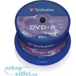 Verbatim DVD+R 4,7GB 16x, AZO, spindle, 50ks (43550) – Zbozi.Blesk.cz