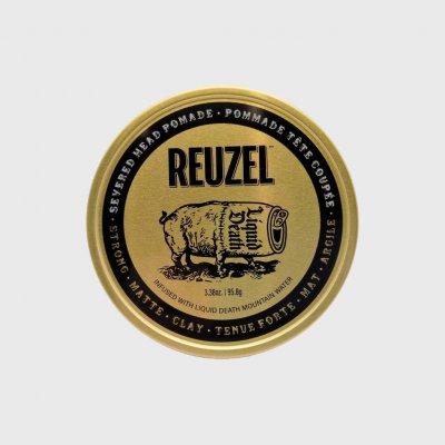 Reuzel Severed Head Clay Pomade jílová pomáda pro silné zpevnění a matný vzhled 95,8 g