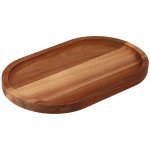 ČistéDřevo Akáciový podnos oválný 25 x 15 cm – Sleviste.cz