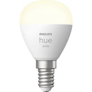 Philips HUE LED světelný zdroj, 5,7 W, 470 lm, teplá bílá, E14 PHLEDHP5.5/WHE