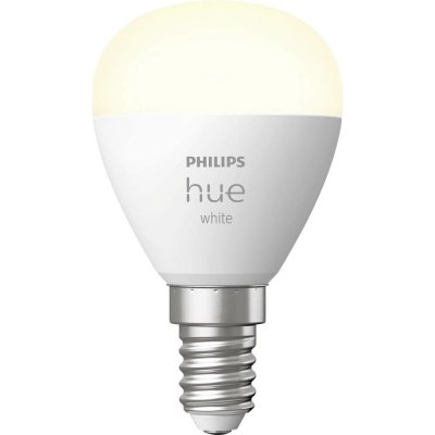 Philips HUE LED světelný zdroj, 5,7 W, 470 lm, teplá bílá, E14 PHLEDHP5.5/WHE – Zbozi.Blesk.cz