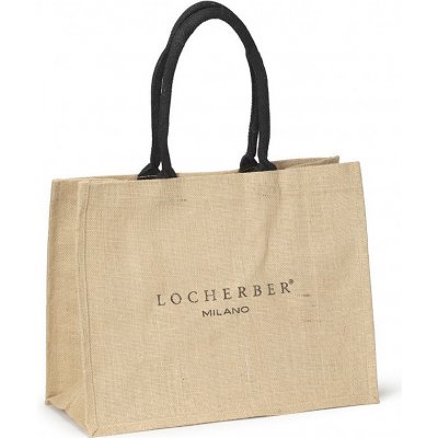 Locherber Milano – jutová nákupní taška, přírodní 41x33x19 cm – Zboží Mobilmania