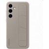 Pouzdro a kryt na mobilní telefon Samsung Silicone Grip Cover Samsung Galaxy S24 Plus, taupe