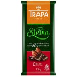 Trapa ČOKOLÁDA HOŘKÁ se stévií 80% 75 g – Zboží Dáma